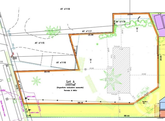 terrain à vendre - 1037.0 m2 - CORBEIL ESSONNES - 91 - ILE-DE-FRANCE - Century 21 L'Athégienne